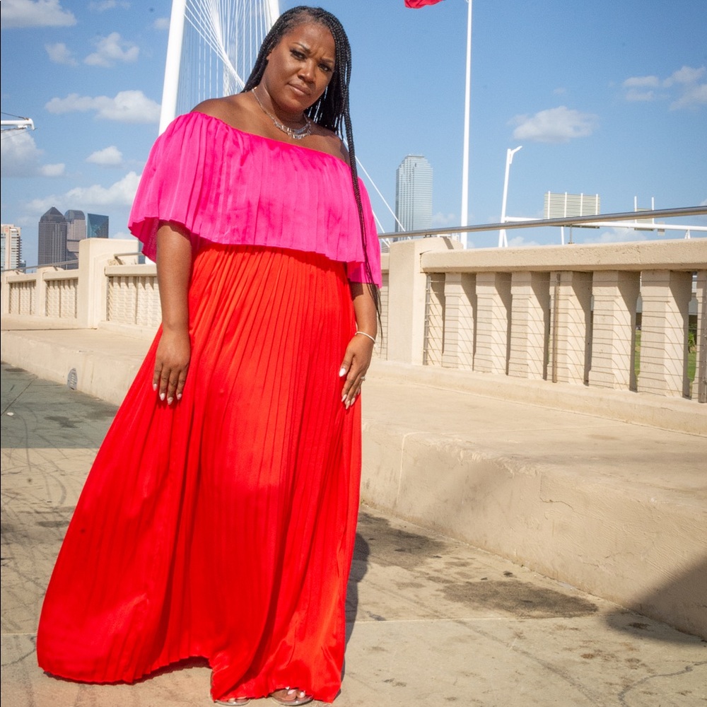 Color Block Maxi